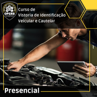 15, 16, 22 e 23/03 - Curso de Vistoria de Identificação Veicular e Cautelar